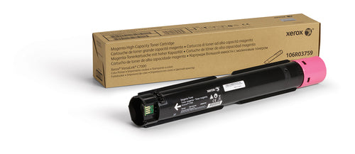 Xerox Genuine ® VersaLink® C7000 Color Printer Magenta High capacity Toner Cartridge (10100 Pages) - 106R03759 Xerox Genuine ® VersaLink® C7000 Color Printer Magenta High capacity Toner Cartridge (10100 Pages) - 106R03759